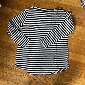 Mango Black and White shirt